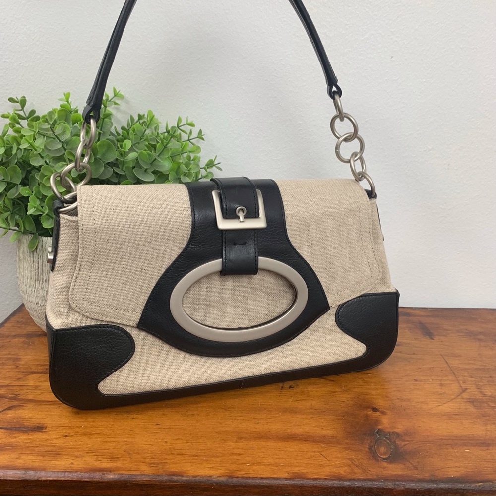 Kate Landry | Linen Shoulder Bag